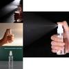 Transparent Pet Spray Bottle With Press Down Nozzle For Hand Sanitizer And Cosmetics