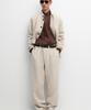 Masimodutti 100% Linen Total Look Pants