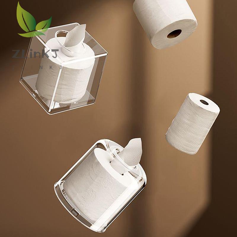 1 Stück Einfache Quadratische/Runde Acryl-Taschentuchbox Wohnzimmer Schreibtisch Transparente Serviettenbox Ins Stil Zuhause Kreative Badezimmeraufbewahrung