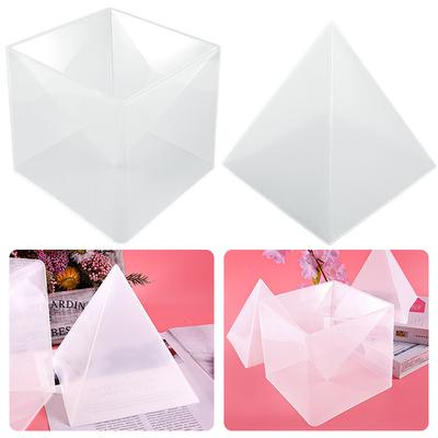 DIY Duża Piramida Forma Żywiczna Odlewanie Silikonowe Formy do Biżuterii Tworzenie Drzewo Życia Piramida Orgonitowa Forma