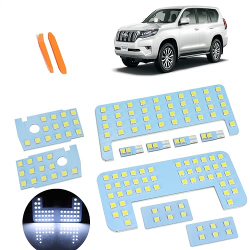 

Комплект светодиодных ламп салона для Land Cruiser серии 150 Prado Белый 6000K Комплектация Prado 150 TX-L (5-местный) GDJ/TRJ15#W H29.9~ Специальная светодиодная лампа для салона Яркая I