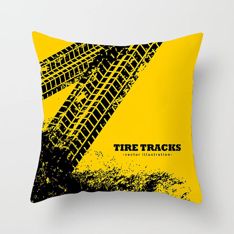 Modern Simple Pillow Letter Watercolor Print Pillow Cushion Cover Home Supplies