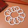 30Pcs Dreamcatcher Ring Plastic Circles White 8.5cm DIY Material Accessories for Handmade Wall Hanging Craft Dreamcatcher Ring