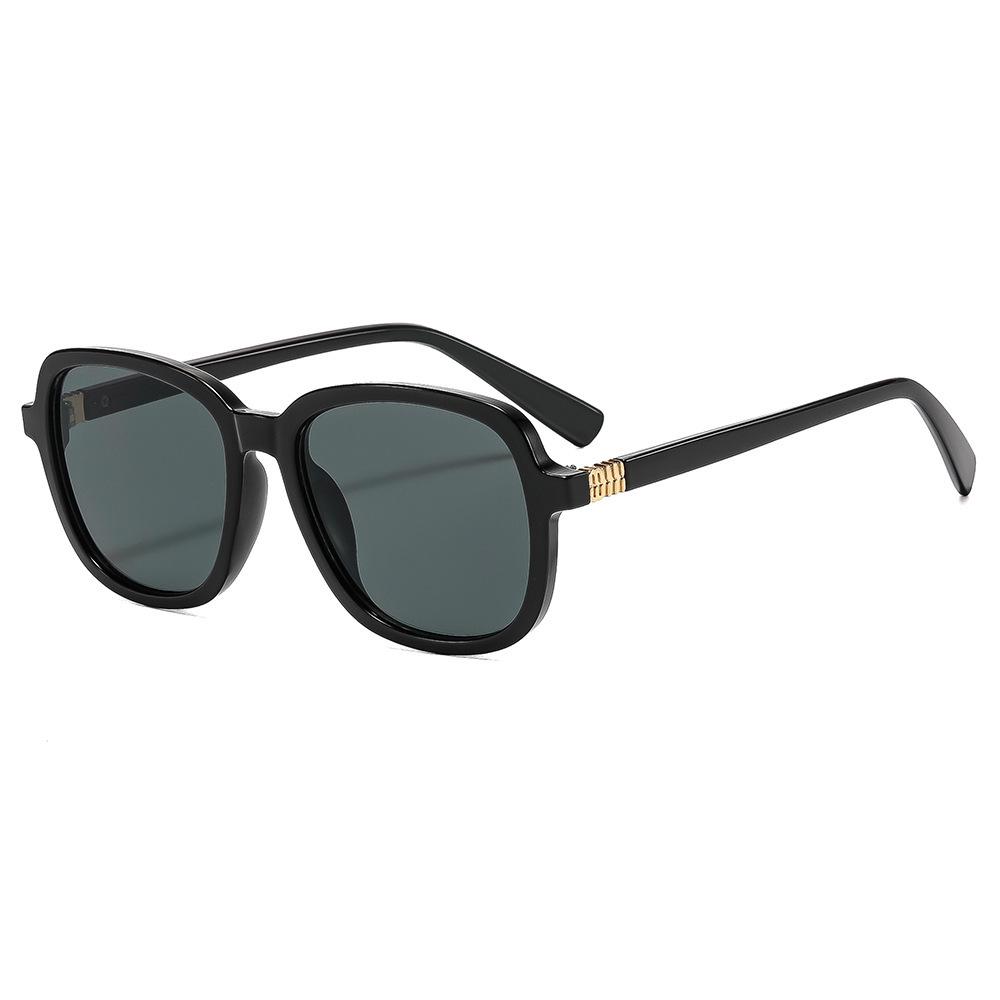 European Retro Square Frame Sunglasses - Versatile Unisex Street Style, Influencer Fashion, High-End Feel