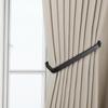 Set of 2 Modern Decorative Curtain Tiebacks and Holdbacks, Wall Mounted Aluminum Alloy Drapery Tiebacks Holder for Bedroom, Living Room, Kitchen