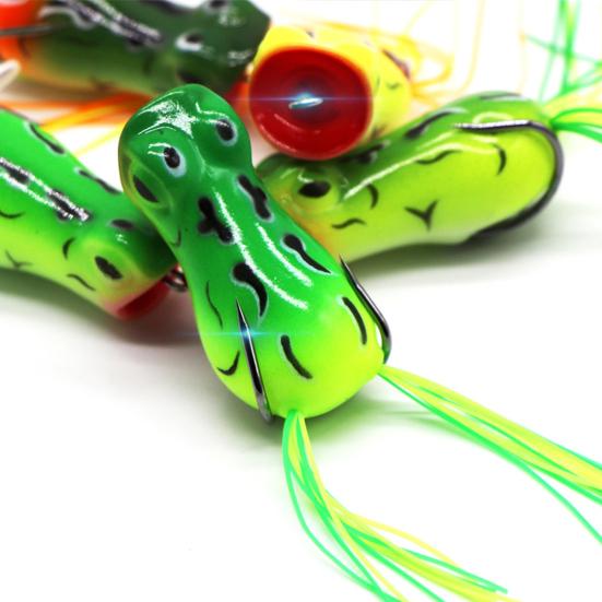 MUQZI Sports Accessory 5cm12g Durable Artificial Bait Small Frog Shape Simulation Printing Simple Installation
