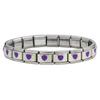 Neue Mode Damen Mann Italienischer Charm Herz Blume Schmetterling Kreuz Delfine Edelstahl Elastisches Armband Gliederarmreif