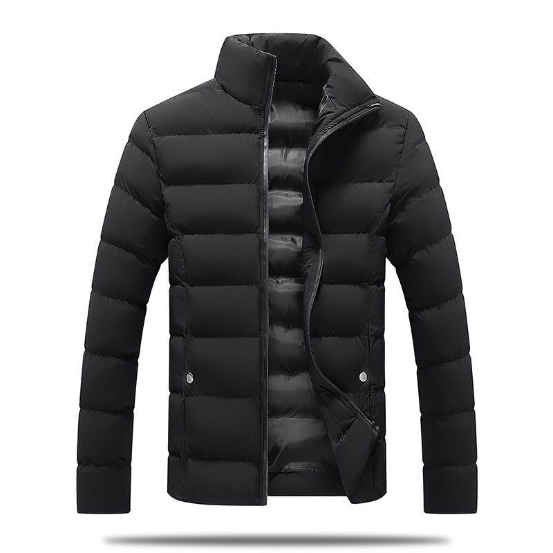 

Утолщенная хлопковая куртка с воротником-стойкой для мужской повседневной зимней одежды 4XL