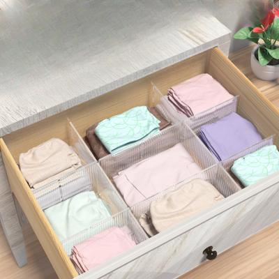 Transparent Drawer Storage Partition Underwear Socks Storage Box Partition Partition Plastic Partition Board