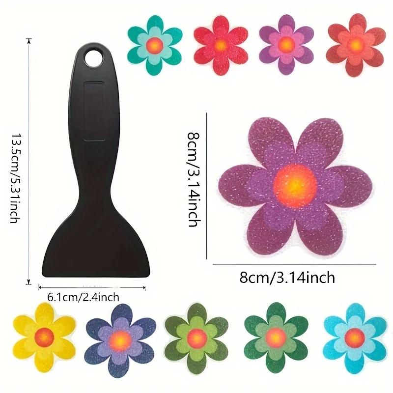 10 szt. Naklejki antypoślizgowe na wannę z kreskówkowym wzorem, Mata EPDM na podłogę schodów, Samoprzylepna naklejka antypoślizgowa do pokoju dziecięcego