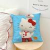 Kawaii Cartoon Cat H-Hello K-Kitty Cute Art Sro Comfortable Soft Pillow Case For Sofa Living Room Home Decor Protective Covers