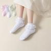 3Pairs/lot Kids Girls Socks For Baby Lace Toddler Princess Girls Socks Children's Short Baby Sock 1-15Year Summer