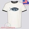 AFTCO Fishing Men#039;s Ringer Black Size S3XL Unisex T-Shirt