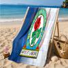 Blackburn-Rovers Wappen Strandtuch Mikrofaser Strandtuch, Leicht und Schnelltrocknend, für Sommerreisen, Schwimmbad-Fan Geburtstagsgeschenk