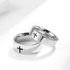2026 Jewelry Simple Cross Ring, Black Cross Couple Ring