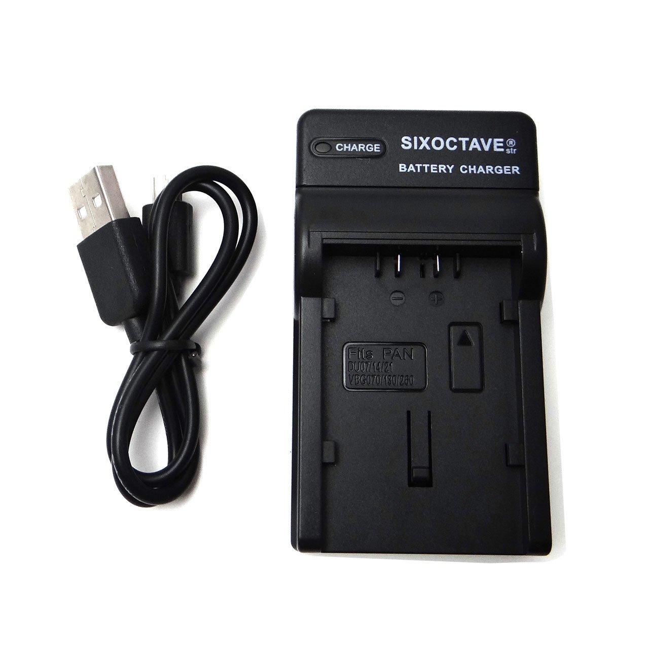 

Compatible USB Charger for VW-AD21-K, VW-AD11, VW-KBG1-K, DZ-ACS1, DZ-ACS2, DZ-ACS3, Panasonic, Hitachi, VW-VBD140, VW-VBD210, VW-VBD7, VW-VBG260, чорний