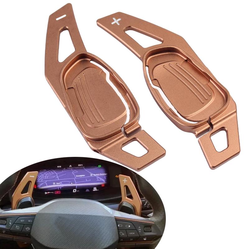 For Cupra Ateca Formentor Leon 2021 2022 2023 aluminum alloy Car Steering Wheel Shift Paddle Gear Paddles DSG Extension Styling
