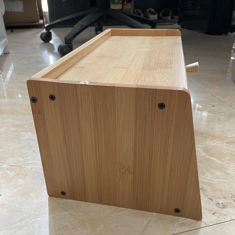 Bamboo Multifunctional Kitchen Bread and Teacup Storage Rack