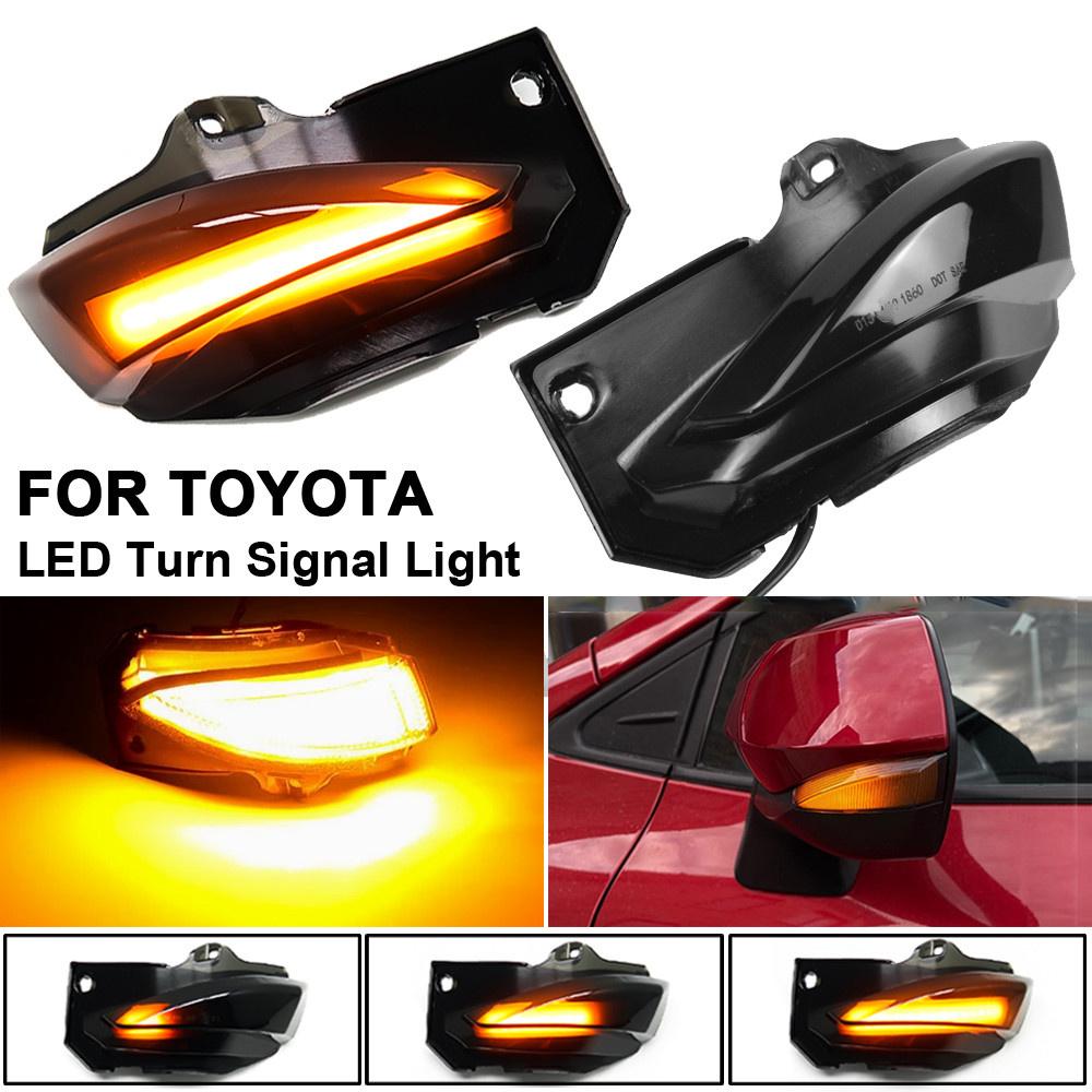 Pair LED Side Mirror Dynamic Turn Signal Light For Toyota Sienta XP170 2017-2020