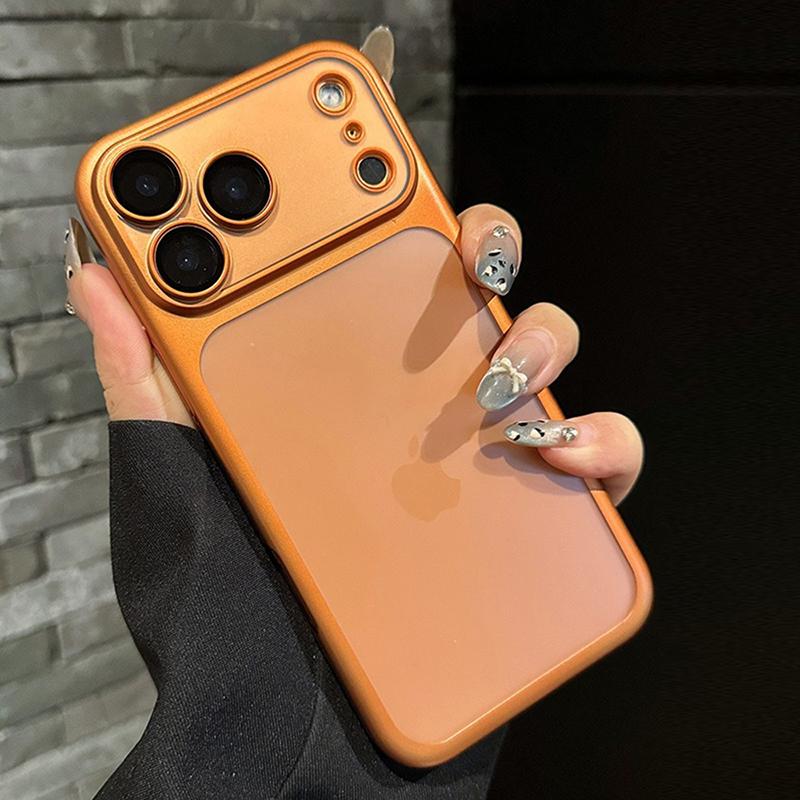 Frosted Thin Original Phone Case For iPhone 17 15 16 14 13 12 Pro Max Air Translucent Shockproof Camera Protection Cover