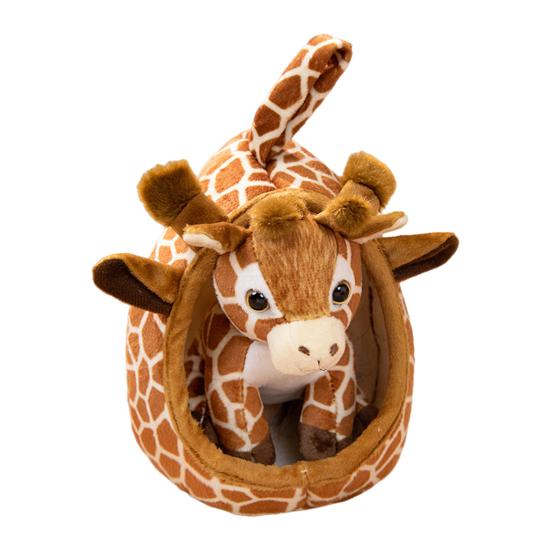 

Имитация тигра, плюшевая игрушка с переносной кроватью, мягкая пушистая ПП, хлопковая набивка, жираф, леопард, лев, плюшевая кукла, украшение для дома, подарок на день рождения для детей Deer