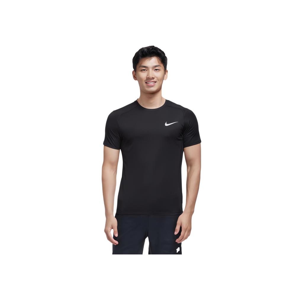 Nike Miler Running Top Quick-Dry Short Sleeve T-Shirt Men Tops Black AT3952-010