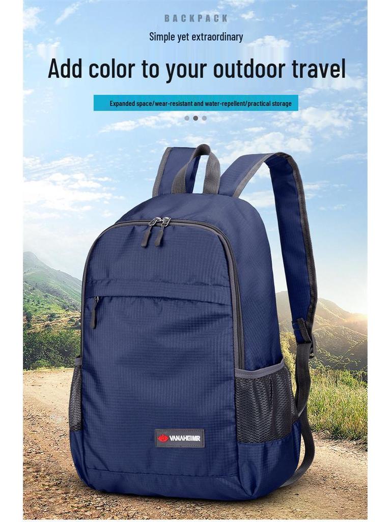 Convertible Foldable Backpack: Unisex, Portable, Trendy, for Outdoor Sports & Travel