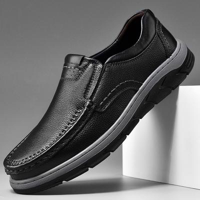 Newest Arrival Spring Autumn Comfortable Casual Shoes Mens Loafers Shoes For Men Slip On Footwear Genuine Leather Luxury Male Shoes