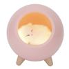 Warm Sleeping Night Lamp LED Bedside Light USB Charging Nursery Night Light with Cat Doll