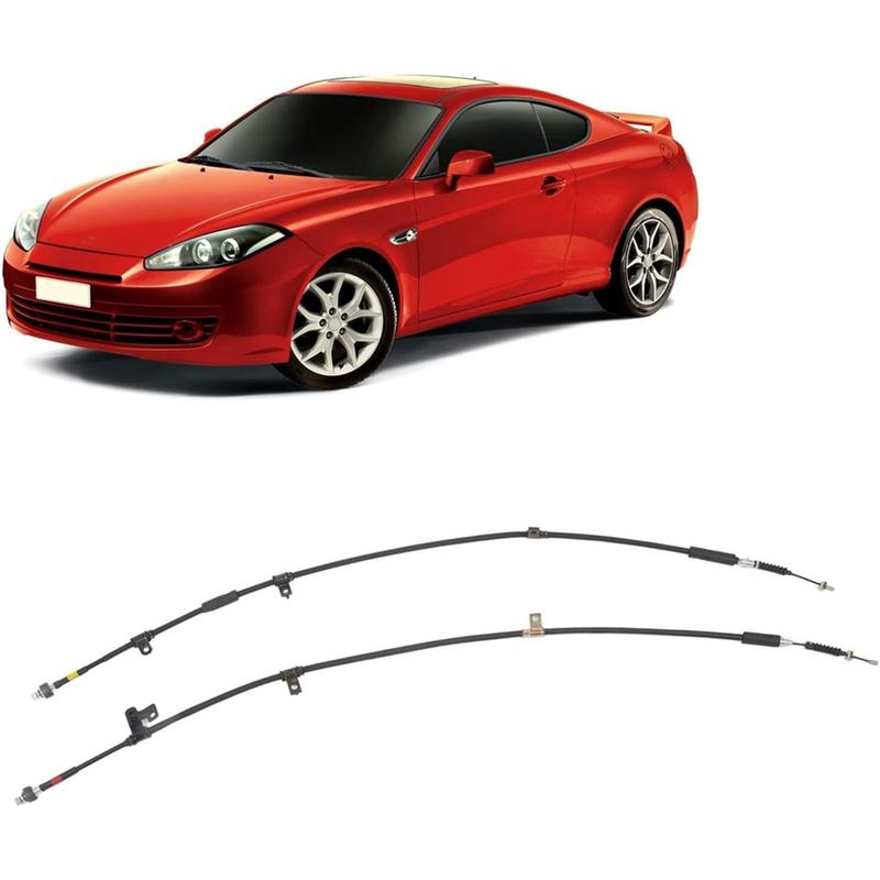 

597602C300 Parking Brake Cable for Hyundai Tiburon Coupe 2003 2004 597702C300 59760 2C300 59770 2C300, Left+Right