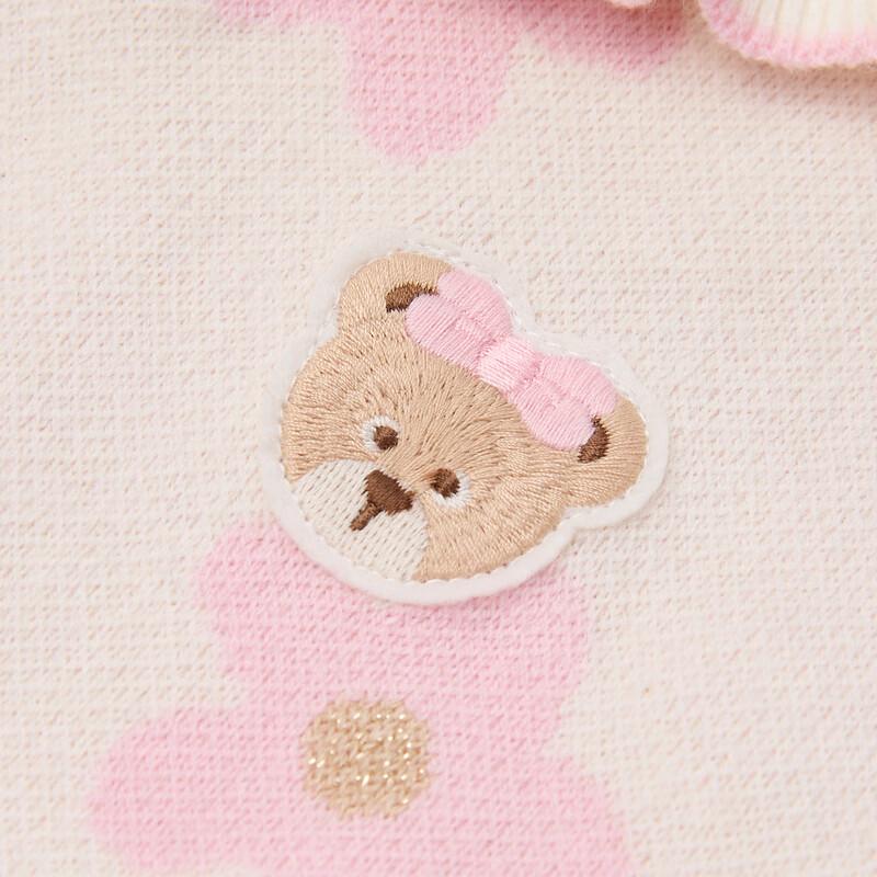 PawinPaw Cartoon Bear Sweet Knitted Two-Piece Dress for Baby Girls