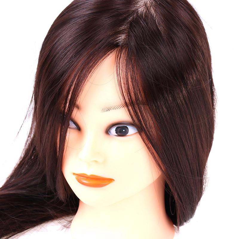 Professional Manequin Head Human Hair Barber Practice Hairstyle Hairdresser Doll