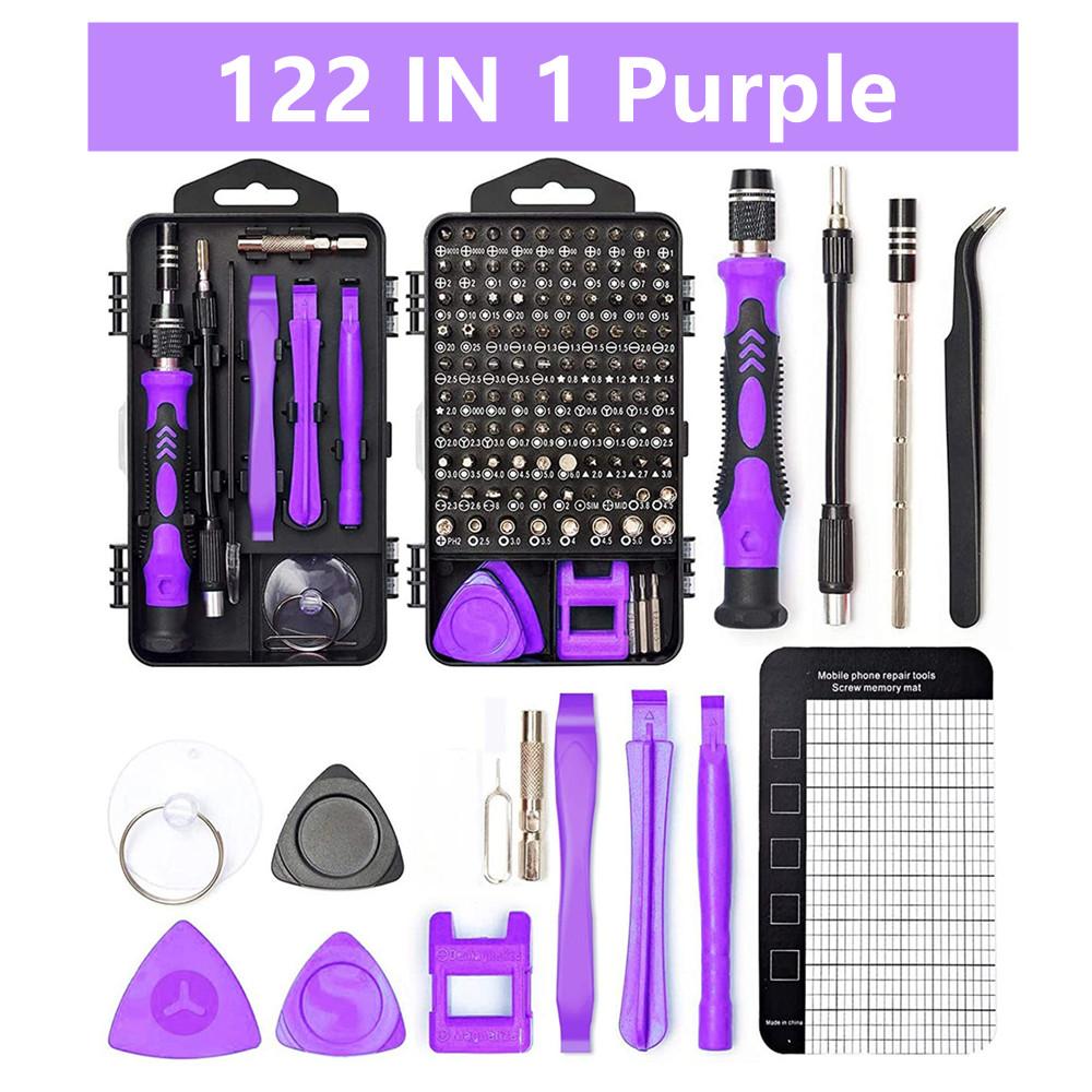 115/122/160 In 1 Präzisionsschraubendrehersets, Computer-Reparaturset mit Mini-Schraubenschlüssel und Schraubenausdreher, Für Tablets, Uhren, iPhones