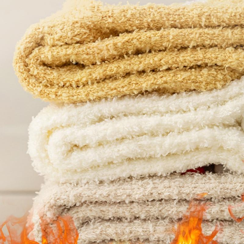 Baby Socks Cartoon Animal Cute Sweet Mid Tube Socks Winter Thick Soft Comfortable Girls Boys Coral Fleece Floor Socks