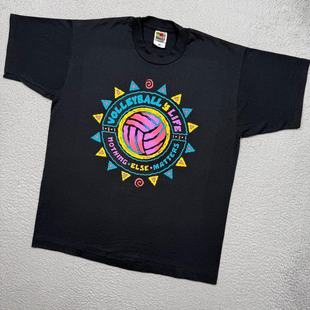 Vintage 90s Volleyball Is Life T-Shirt Unisex T-Shirt