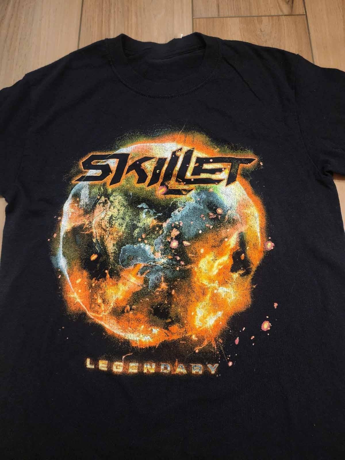 Skillet Band Legendary Concert Tour Black T-shirt S to 5XL 2F1900 S