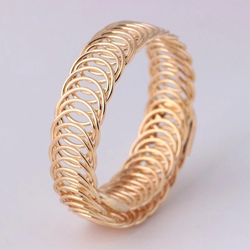 Punk Adjustable Open Bracelets & Bangles for Women Sexy Charm Metal Braided Bracelets Party Jewelry Gifts
