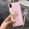 For Xiaomi Redmi Note 7 Case Redmi 7 7A  Soft Silicoen Love Heart Flowers Back Cover Phone Case On Redmi 7A Note7 Redmi7 Bumper