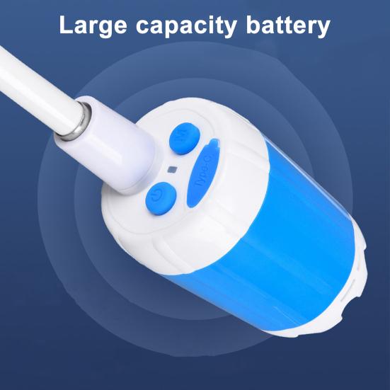 Portable Camping Shower USB Rechargeable Outdoor Hiking Camp Shower Pump Car Washing Pet Cleaning RV Traveling Electric Shower Head Sprayer