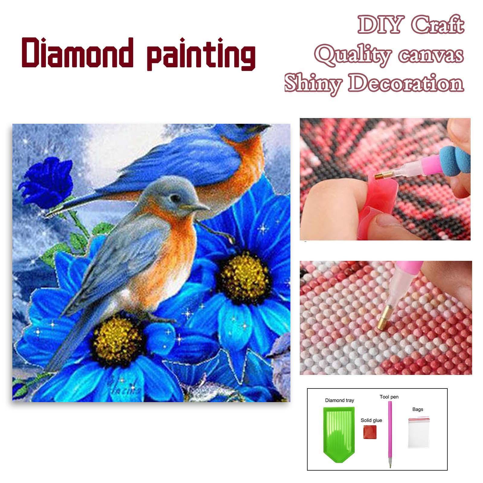 

5D вышивка картины горный хрусталь наклеить DIY вышивка крестом One Size