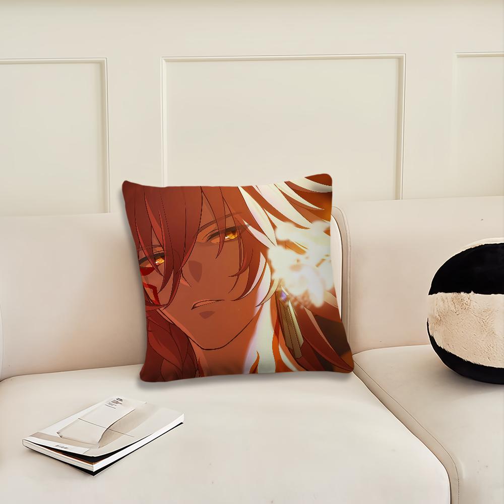 Game Honkai Star Rail Tribios cushion cover Pillow Cover Decoration Room Home Sofa living Office Car Nordic Simplicity