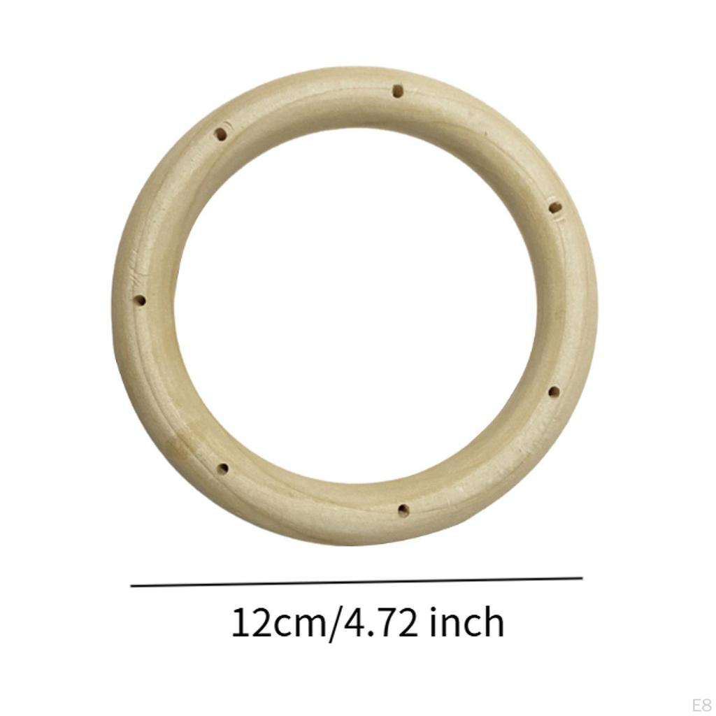 20 Pieces Wind Chime Circles Top DIY Chimes Home Frame