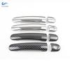 ABS Chrome / Carbon Fiber Texture Car-styling Exterior Door Handle Covers Trim For VW Golf 5 MK5 Rabbit 2005 2006 2007 2008 2009