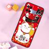 China cute lucky cat Case For Oppo A6 A5 Pro A15 A16 A76 A96 A17 A57 A98 A58 A78 A18 A38 A54 A74 A94 A40 A60 A80