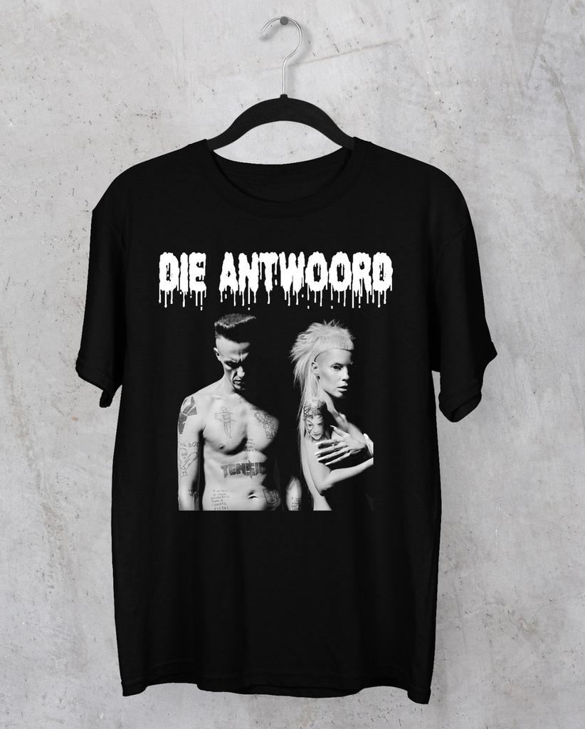 Halloween die antwoord band poster tshirt black unisex all sizes s5xl