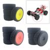 4/Pack RC Tires 66 Rubber Tyre Set for 144001 1/14 1:18 1:16 1:10 Buggy Crawler Cars Spare