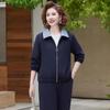 Stylish Mid-Aged Women's Spring Sportswear Set
