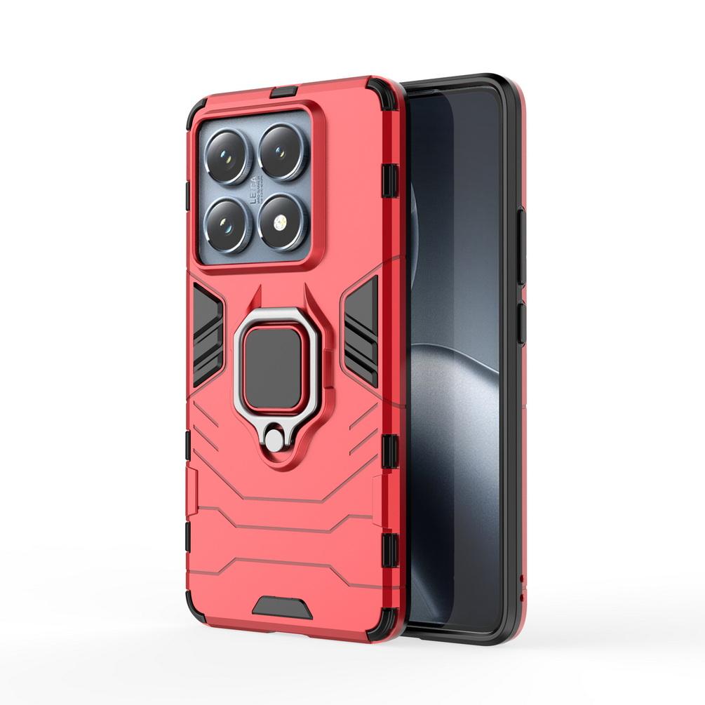 

Гибридный чехол-броня для Xiaomi 14T Pro 14 Ultra 14 Pro Mi 13T 13 Pro 12T Pro 12 12X 11T Mi11 Ultra 10T Pro Чехол-подставка для защиты For Xiaomi 14T красный