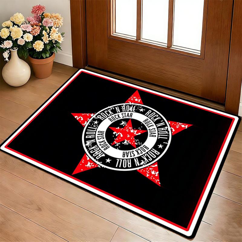 Rock Star Living Room Nonslip Area Rug Soft Carpet For Bedroom Game Playroom Sofa Office Home Decor Doormat Christmas Gift C9262083