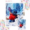 Diamond Painting Kit Handmade diy5D Home Decoration Gift Unique Creative Stitch Winter Snowman Outdoor Fun Art Craft 129